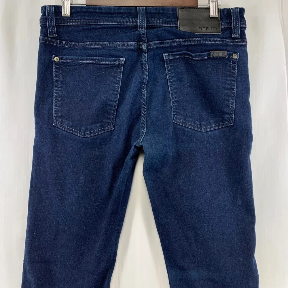 Fidelity Denim Jimmy Jeans Mens 32x30 Brooklyn Blue Slim Straight M8465 Made USA